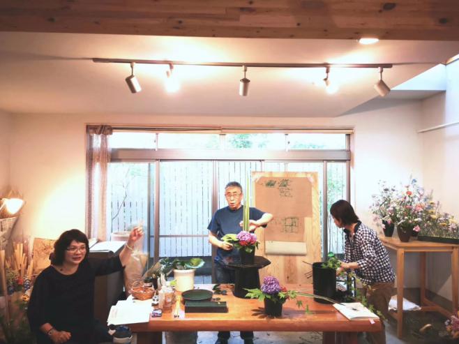 我公司马鞍山花艺部组团远赴日本系统学习马鞍山花艺之道